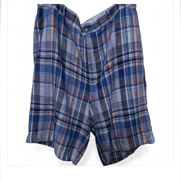 Peter Millar Other - EUC Peter Millar Blue and Gray Plaid Men's Shorts